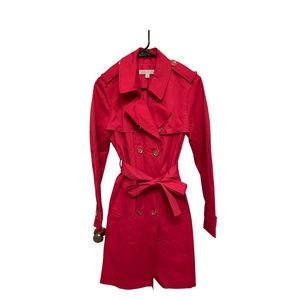NWOT Hot Pink, New York & Company, Rain/Pea Coat